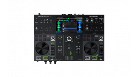 Set da DJ portatile con 2 deck display touch da 7 pollici e batteria ricaricabile streaming Wi-Fi Denon DJ PRIME GO – Console DJ Smart
