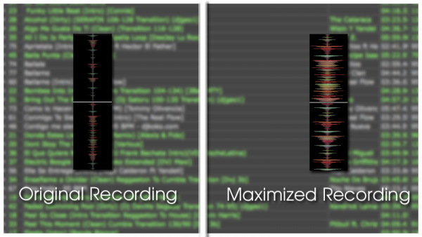 maximize the volume of your recordings