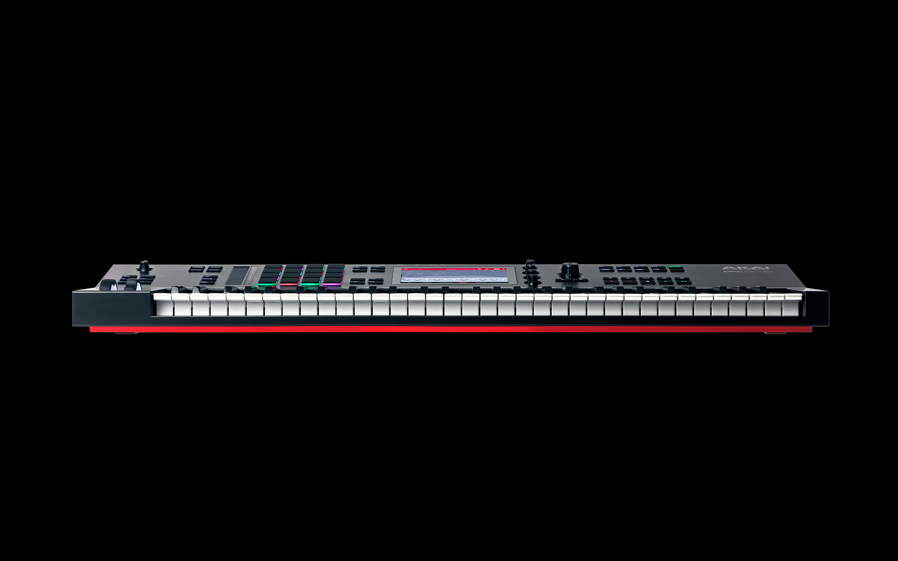 Side-front view of MPK Key 61