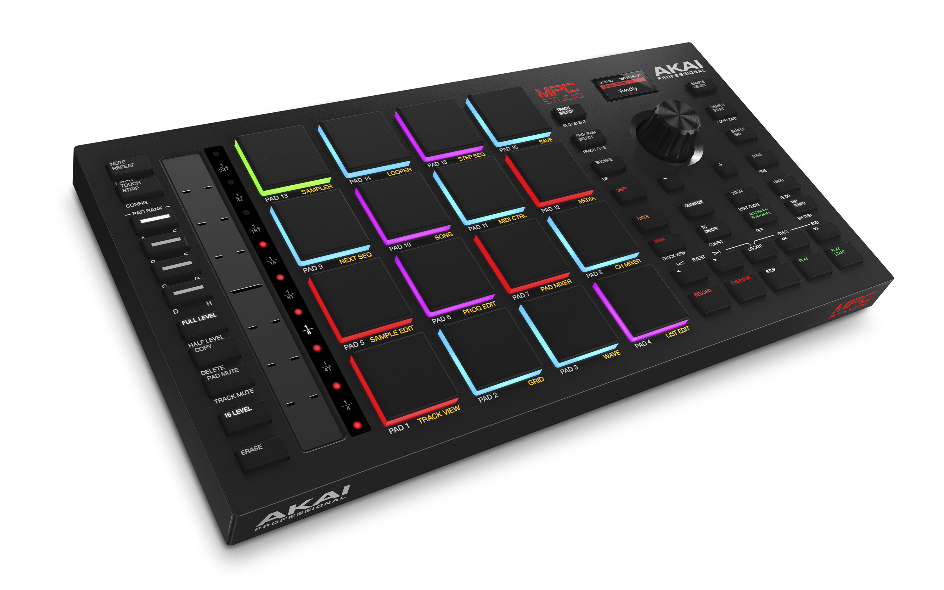 Controller MIDI Beat con 16 pad RGB sensibili all Akai AKAI Professional MPC Studio 