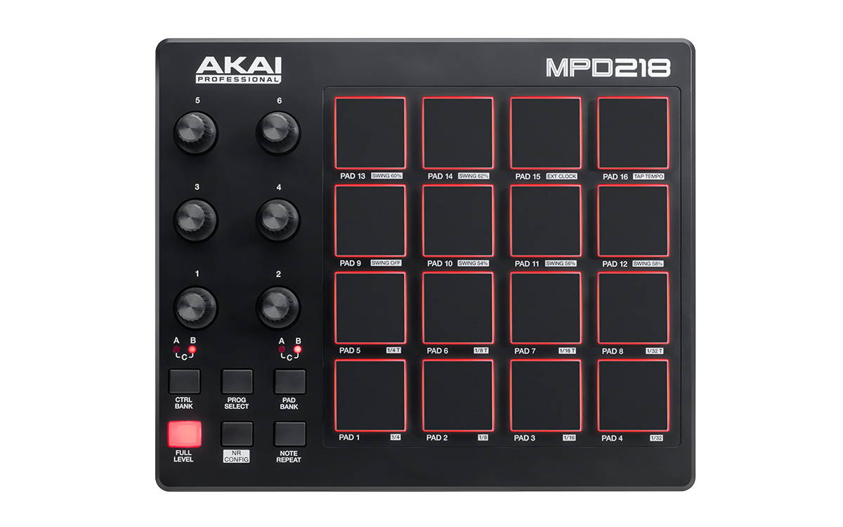 MPD218 MIDI Pad Controller | Akai Pro