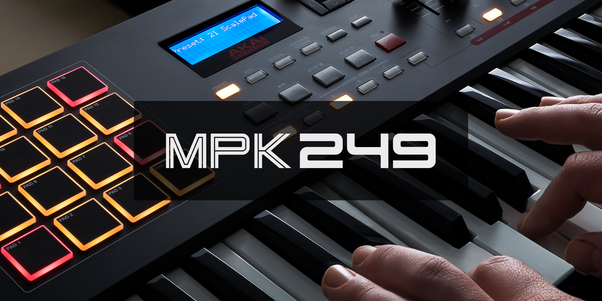 Mpk249 Midi Keyboard Controller Akai Pro